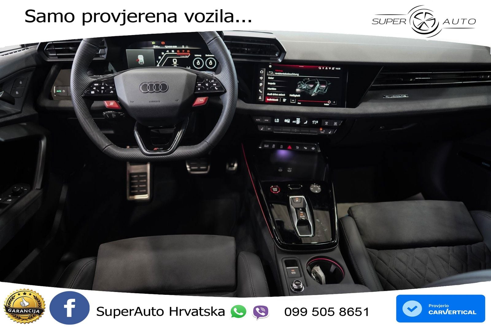 Audi RS3 Sedan 2.5 TFSI (400 KS) quattro S tronic LED+GR SJED+ACC