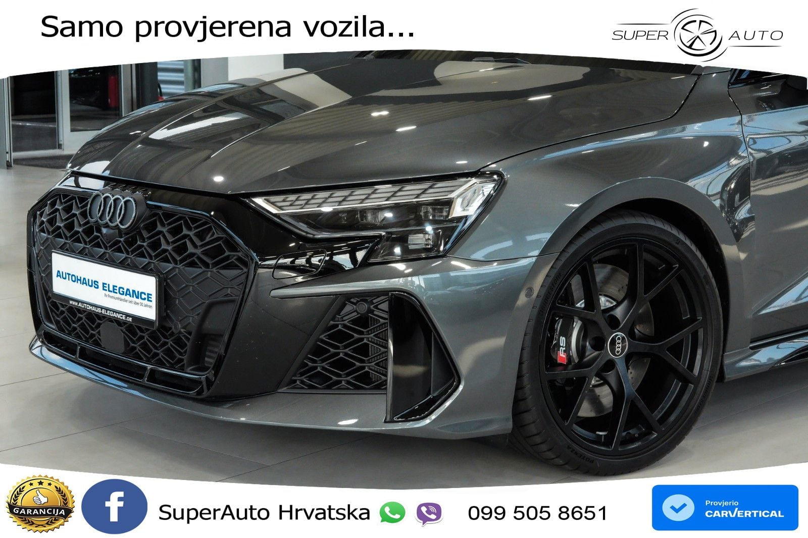 Audi RS3 Sedan 2.5 TFSI (400 KS) quattro S tronic LED+GR SJED+ACC