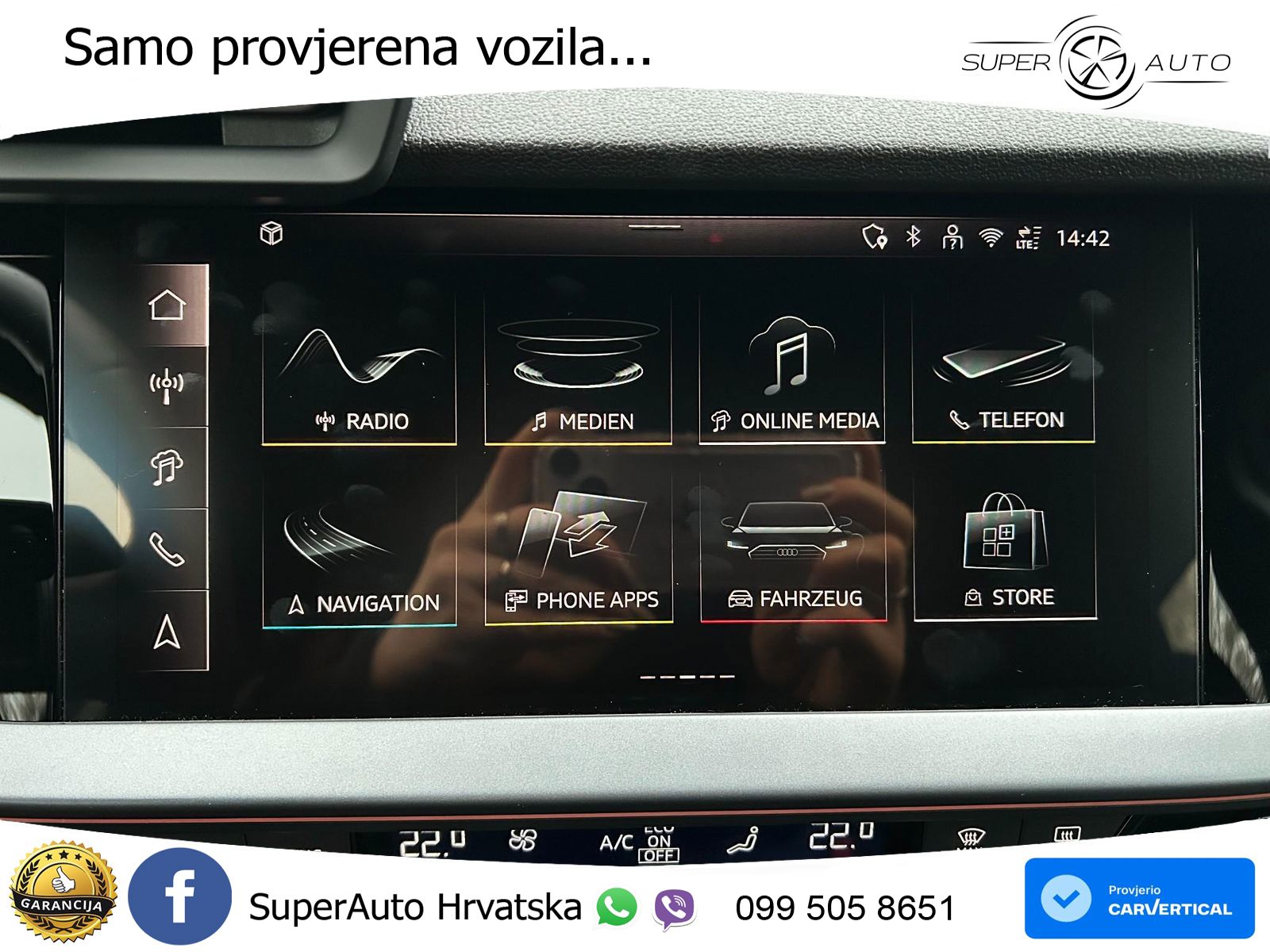 Audi A3 Sportback 40 TFSI (204 KS) quattro S tronic LED+GR SJED+ACC