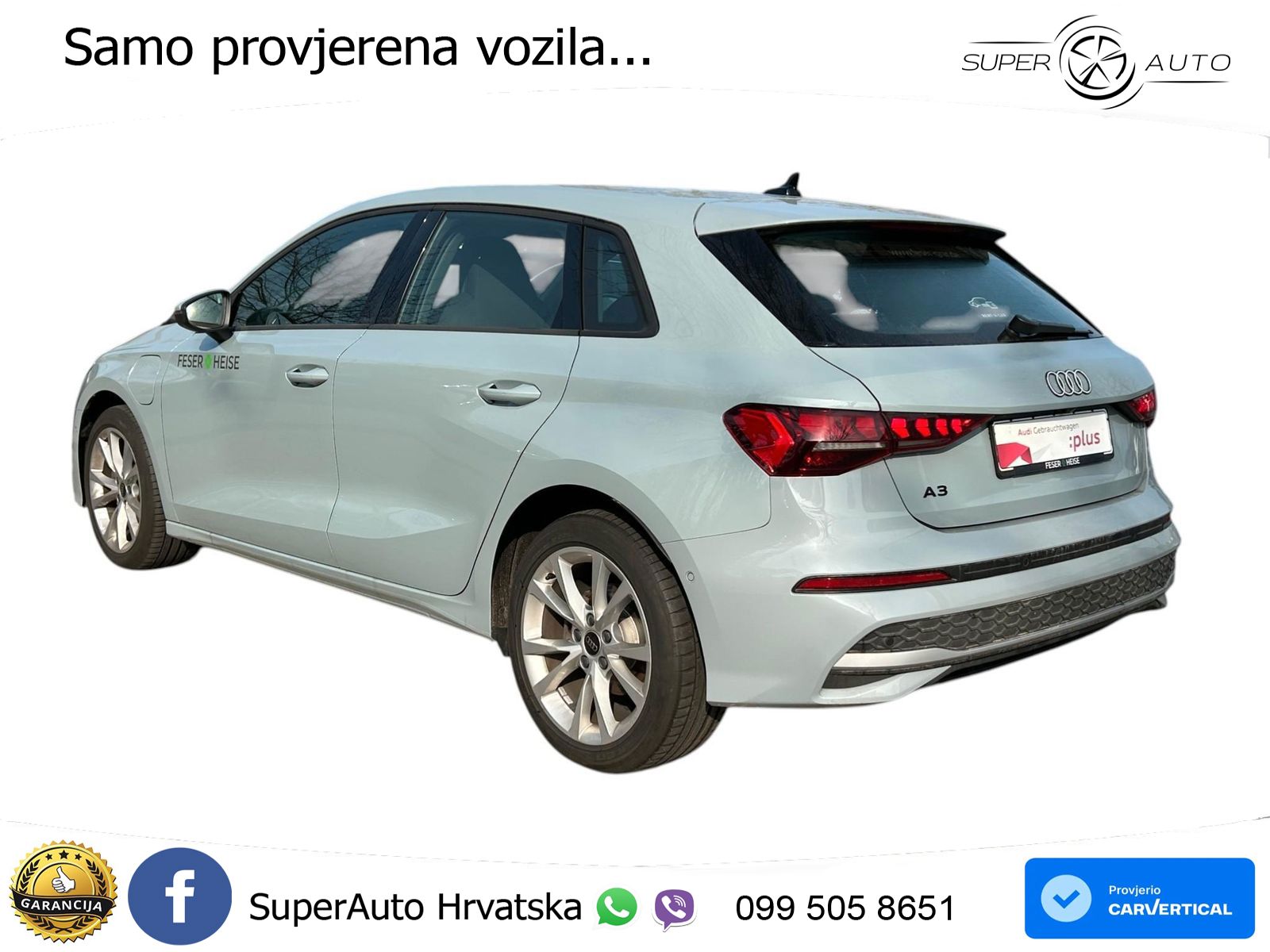Audi A3 Sportback 40 TFSI (204 KS) quattro S tronic LED+GR SJED+ACC