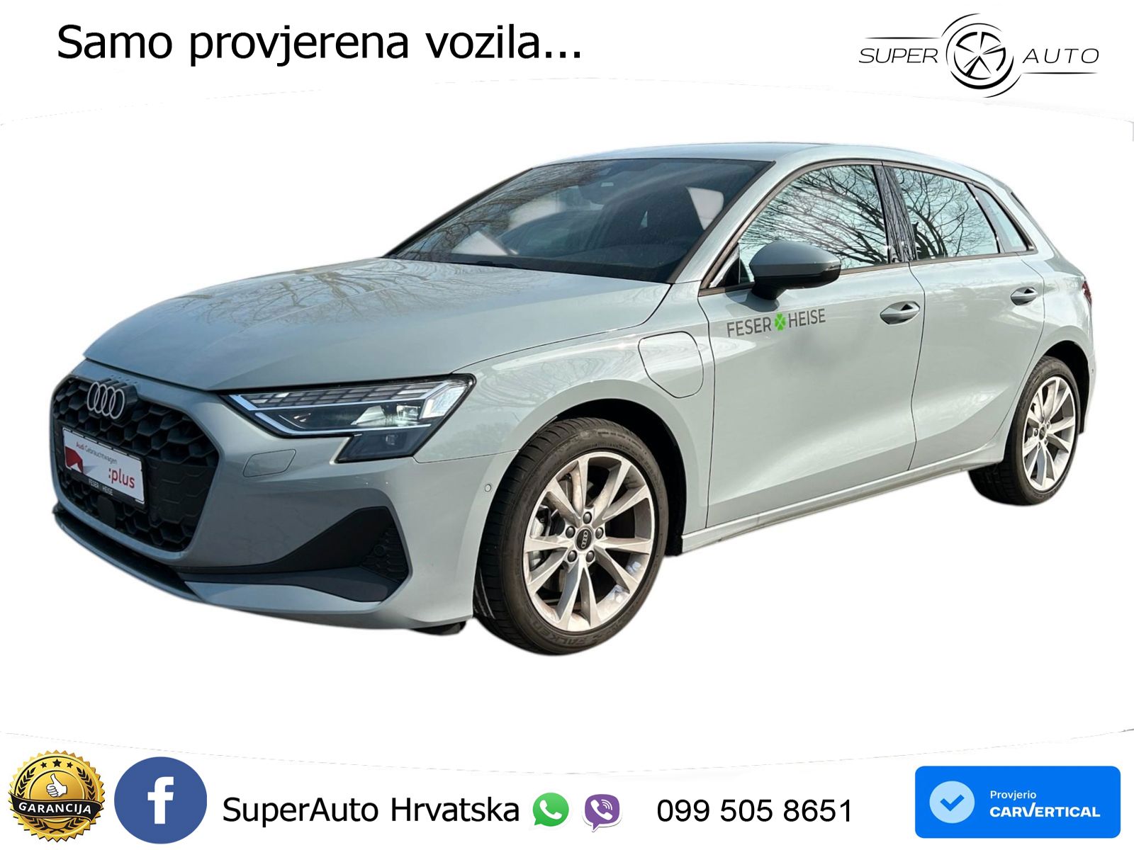 Audi A3 Sportback 40 TFSI (204 KS) quattro S tronic LED+GR SJED+ACC