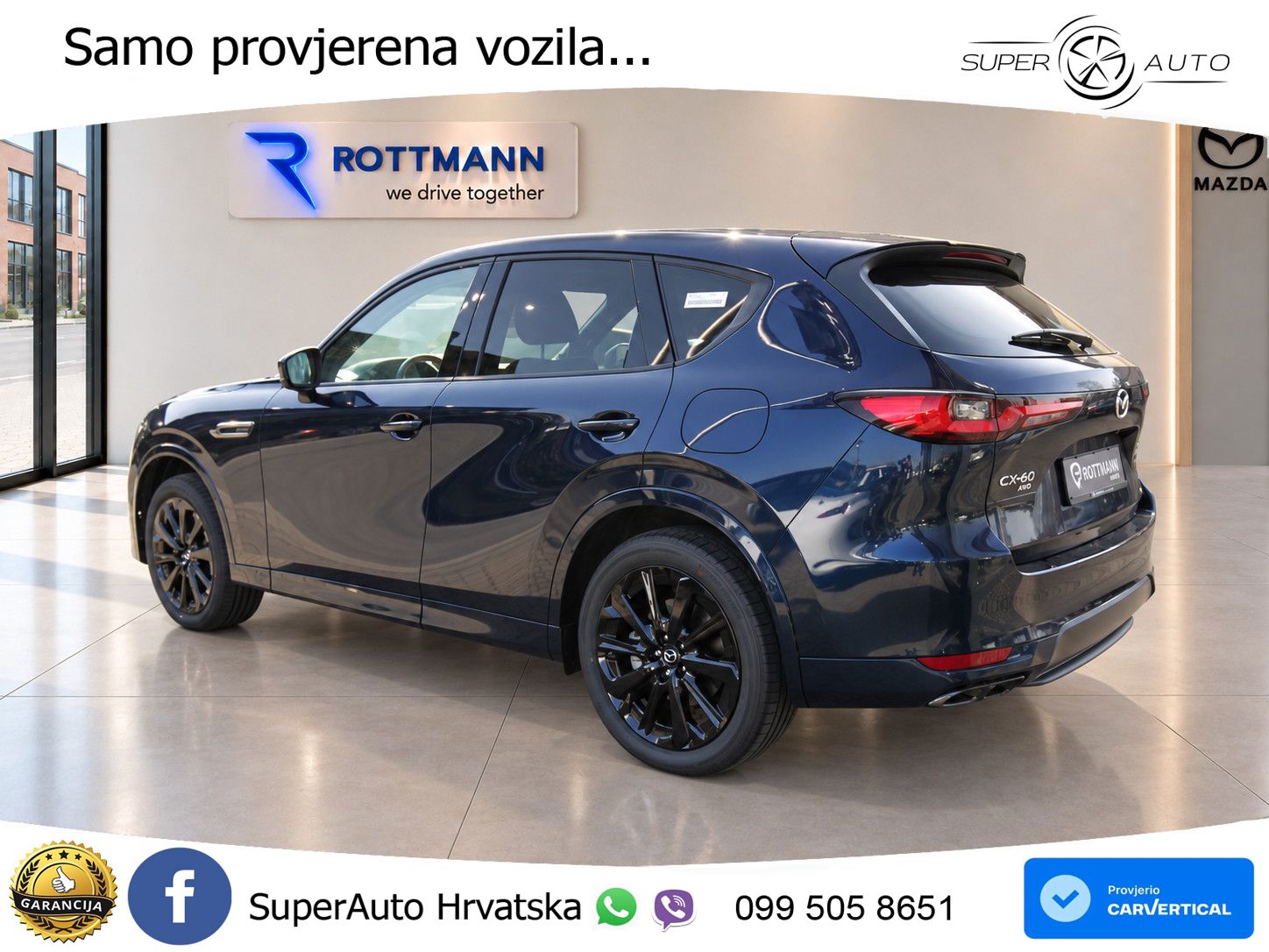 Mazda CX-60 3.3 e-Skyactiv D (254 KS) AWD Automatic LED+GR SJED+ACC