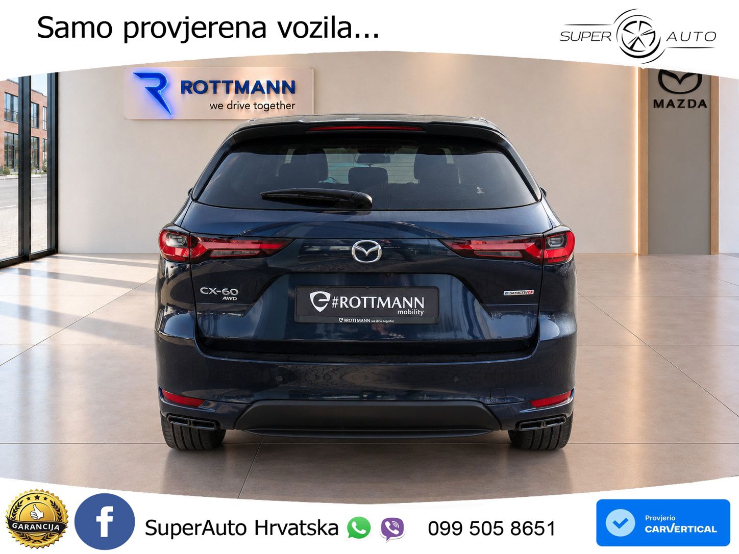 Mazda CX-60 3.3 e-Skyactiv D (254 KS) AWD Automatic LED+GR SJED+ACC