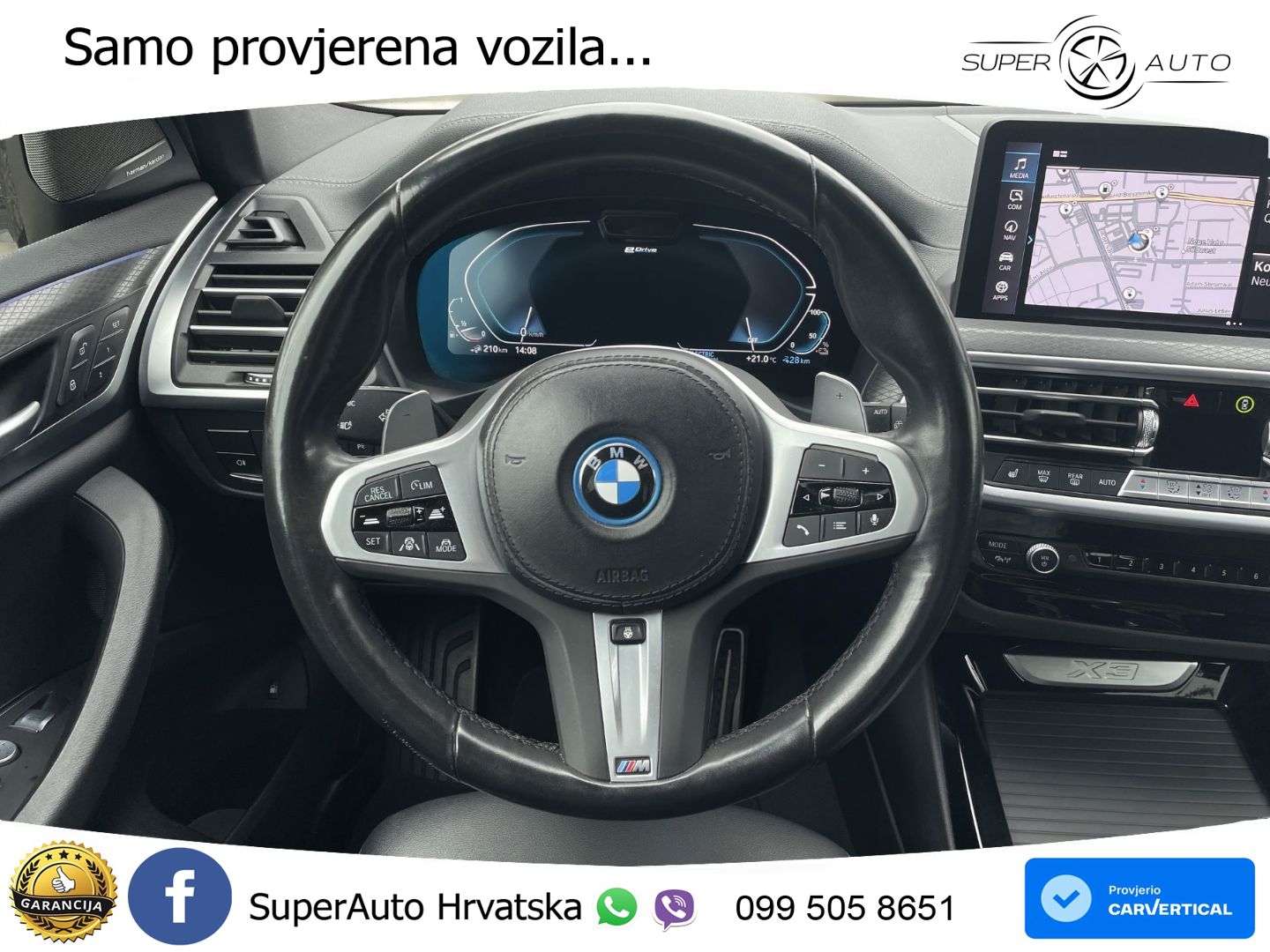 BMW X3 30e xDrive Steptronic M Sport LED+GR SJED+ACC