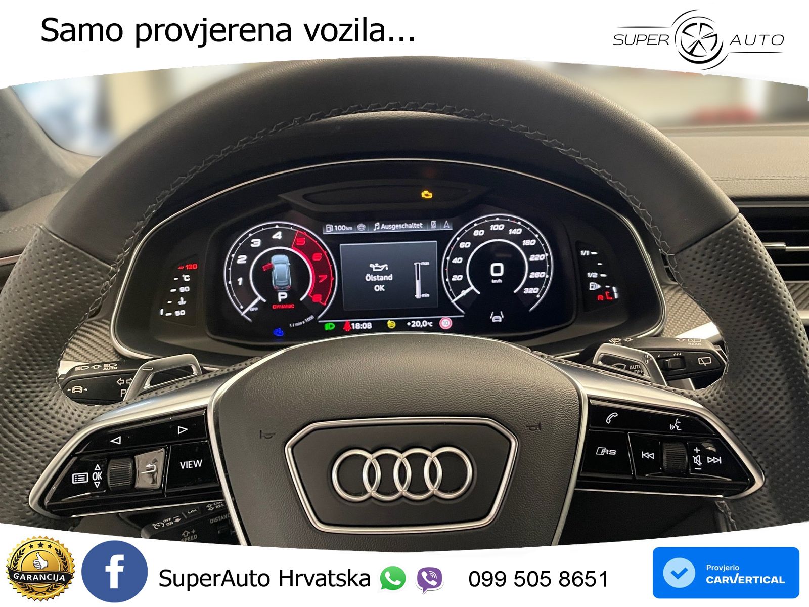 Audi RS6 Avant 4.0 TFSI V8 (600 KS) quattro Tiptronic MATRIX+GR SJED+KAM