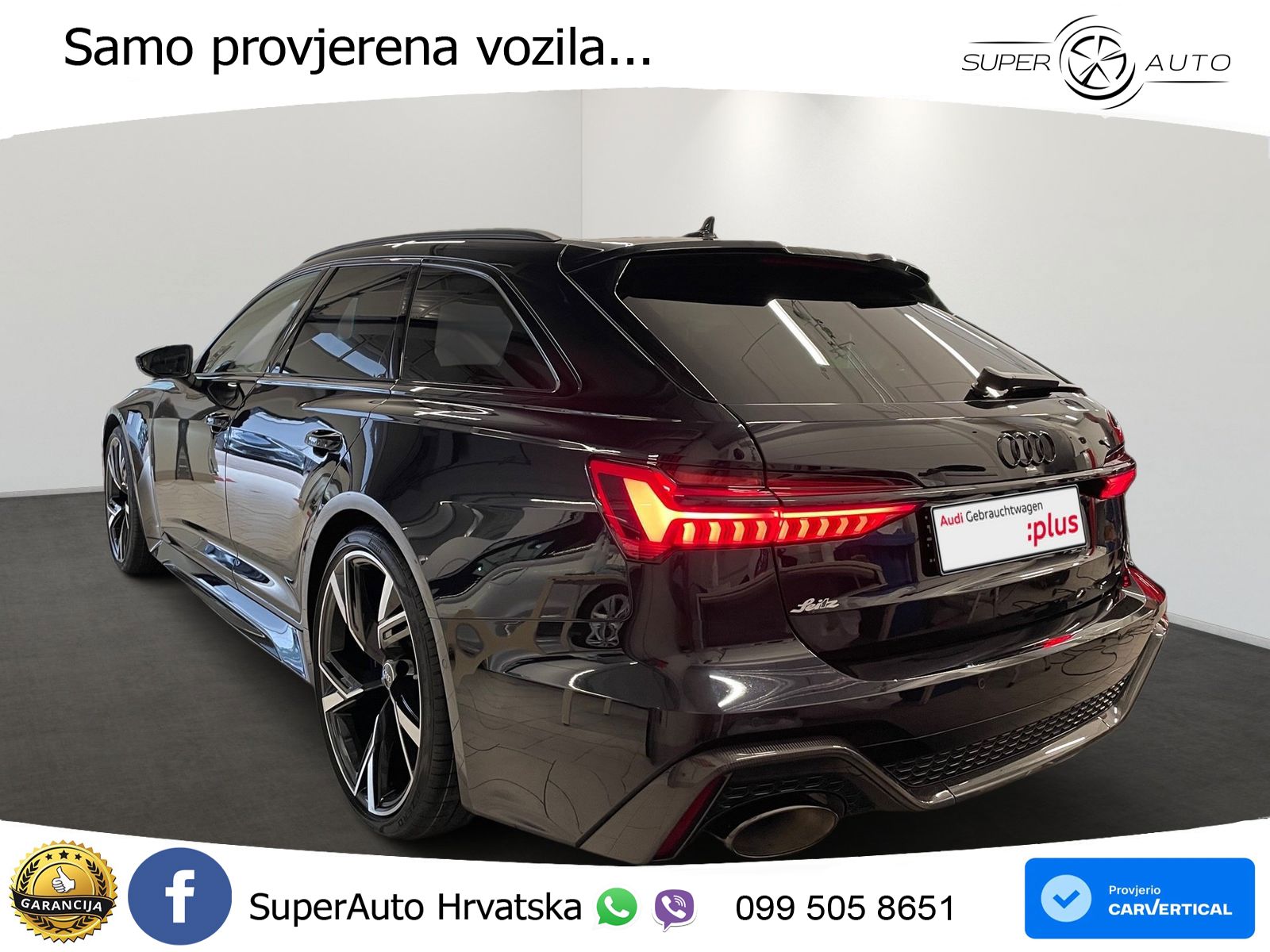 Audi RS6 Avant 4.0 TFSI V8 (600 KS) quattro Tiptronic MATRIX+GR SJED+KAM