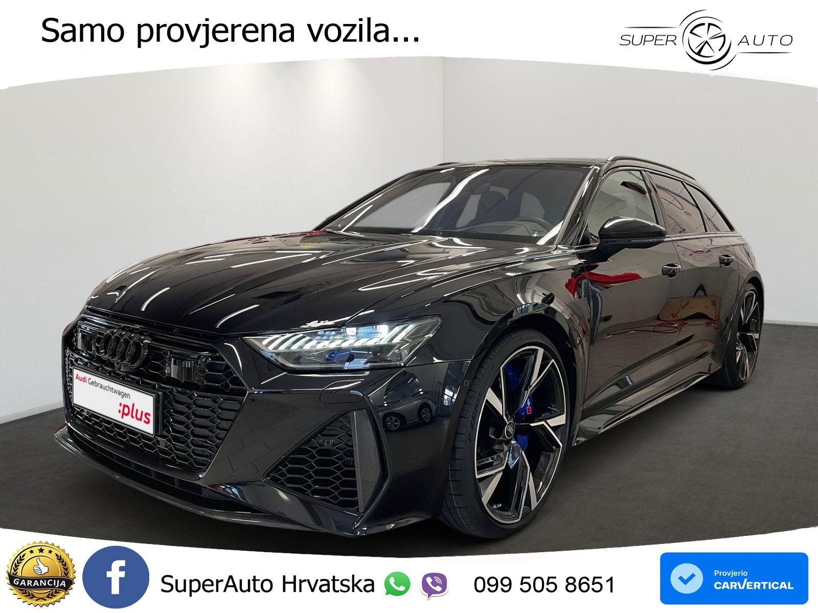 Audi RS6 Avant 4.0 TFSI V8 (600 KS) quattro Tiptronic MATRIX+GR SJED+KAM
