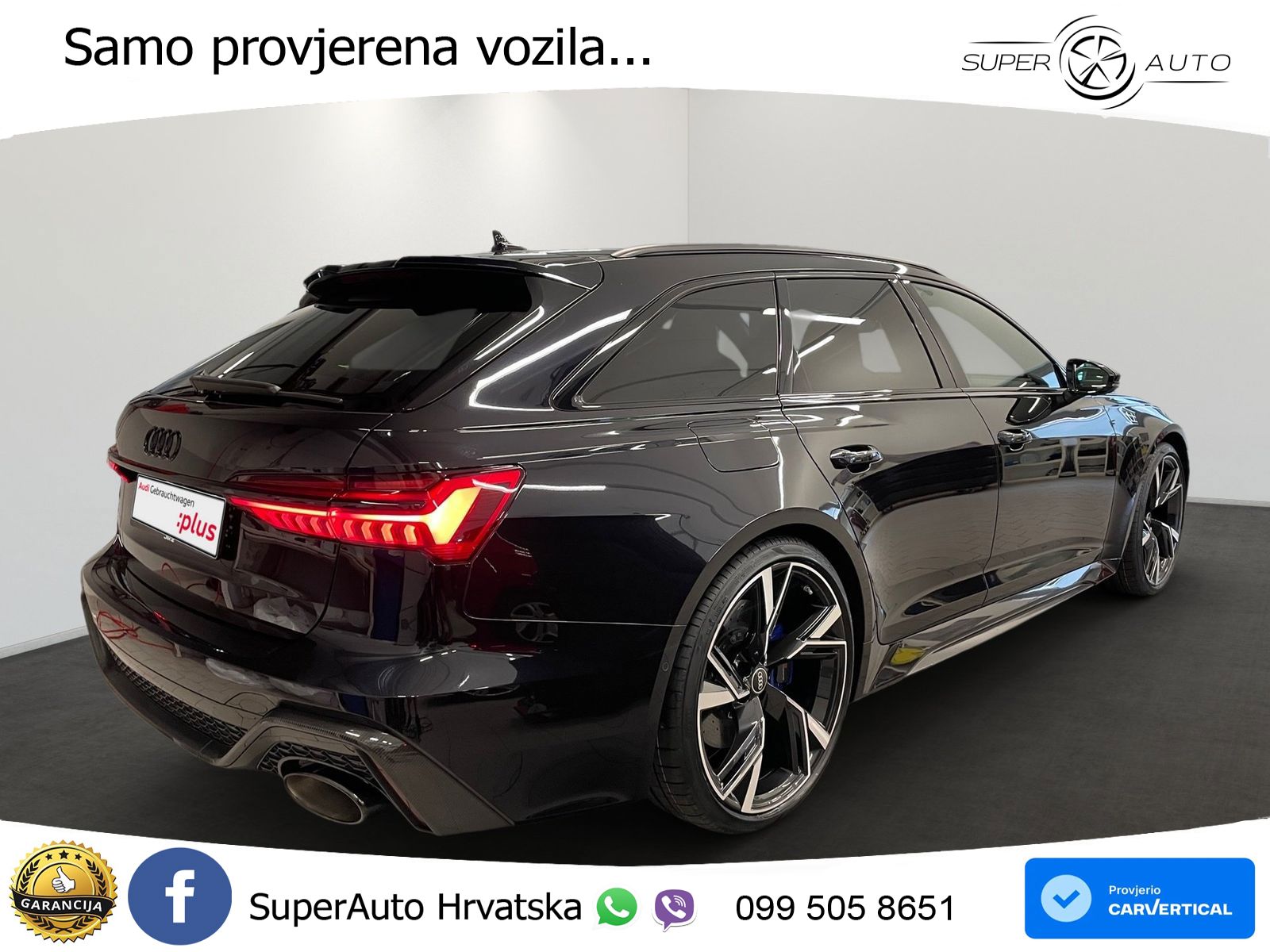 Audi RS6 Avant 4.0 TFSI V8 (600 KS) quattro Tiptronic MATRIX+GR SJED+KAM