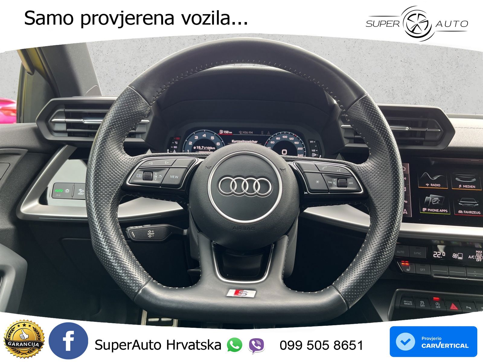 Audi A3 35 TFSI (150 KS) S line
