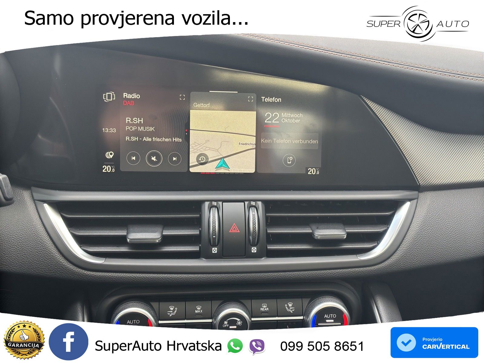 Alfa Romeo Giulia 2.0 Turbo (280 KS) Q4 Automatic LED+GR SJED+ACC