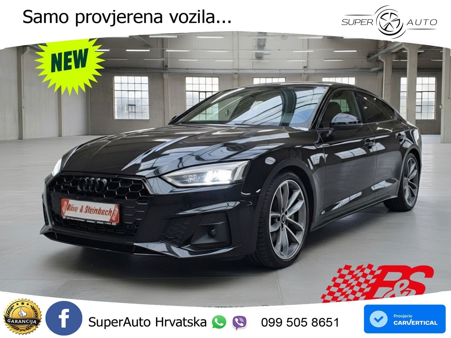 Audi A5 Sportback 45 TFSI (265 KS) quattro S tronic S line