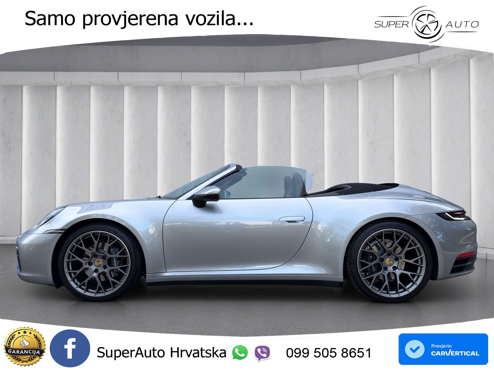 Porsche 911 Carrera Cabriolet 3.0 (385 KS) PDK ZRAČNI+ACC+GR SJED+360