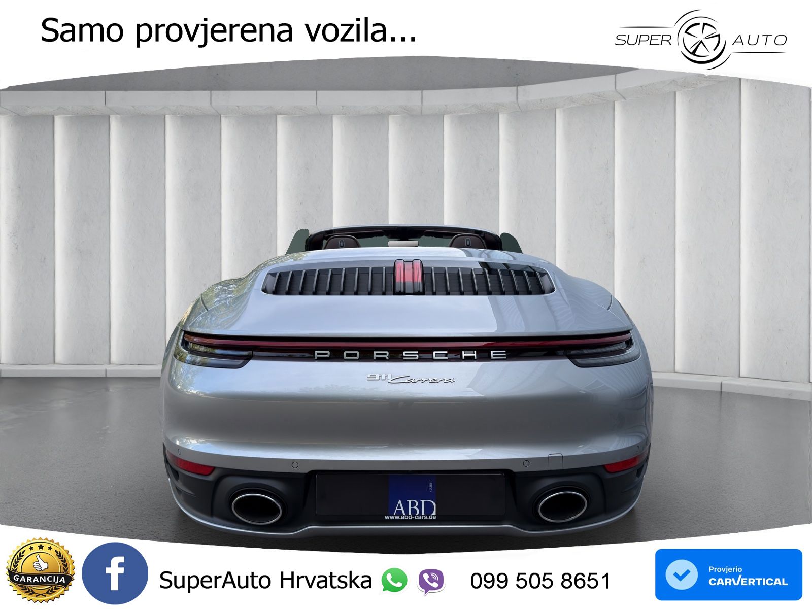 Porsche 911 Carrera Cabriolet 3.0 (385 KS) PDK ZRAČNI+ACC+GR SJED+360