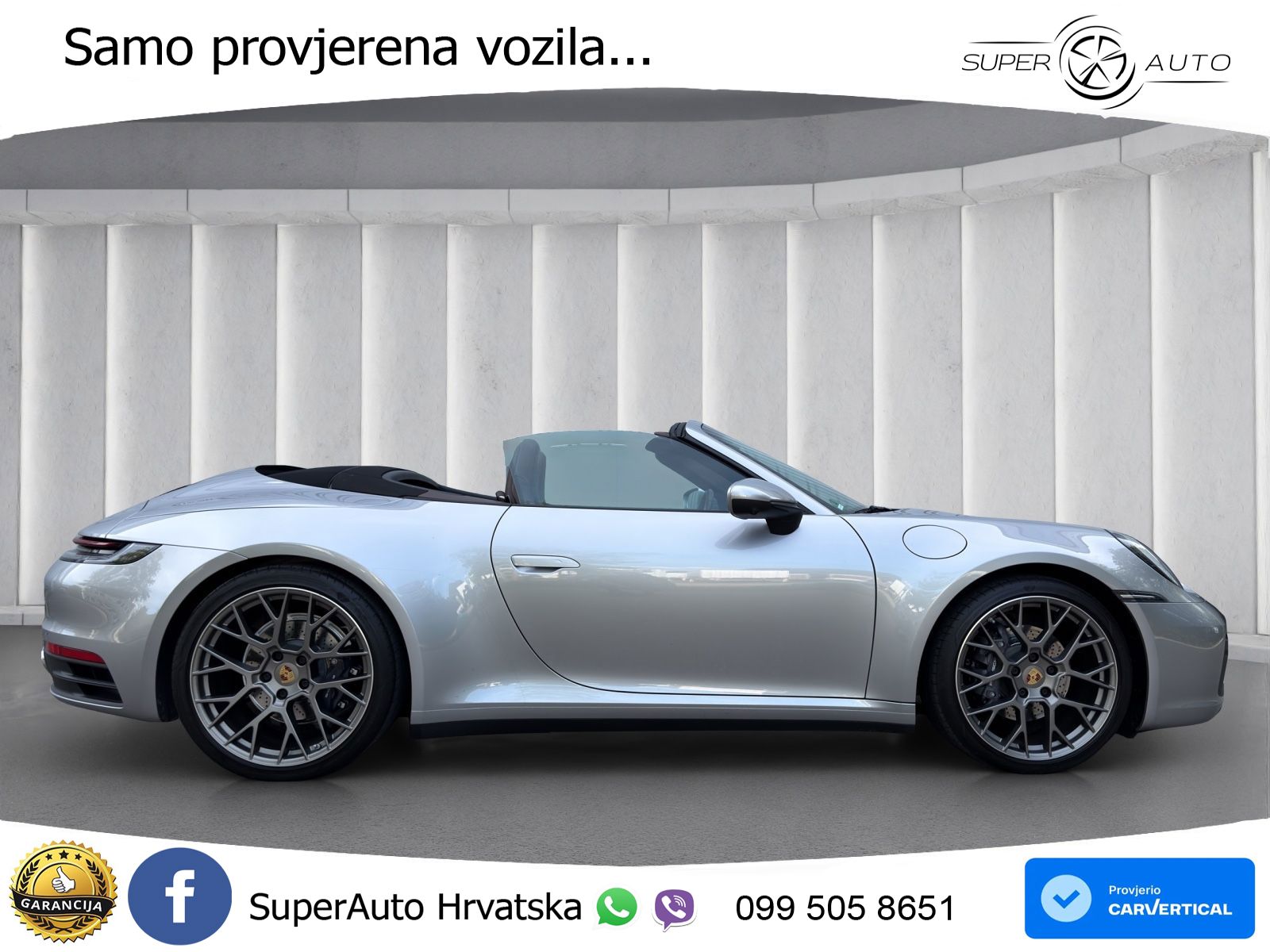 Porsche 911 Carrera Cabriolet 3.0 (385 KS) PDK ZRAČNI+ACC+GR SJED+360