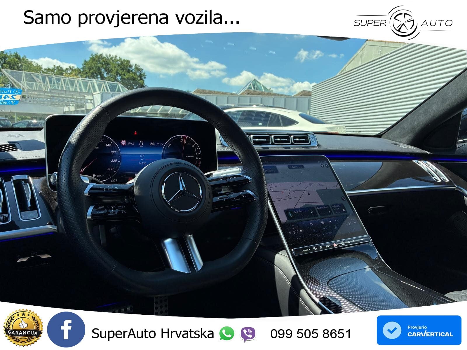 Mercedes S 450e (408 KS) 9G-TRONIC AMG ZRAČNI+ACC+4xGR SJED+KAM