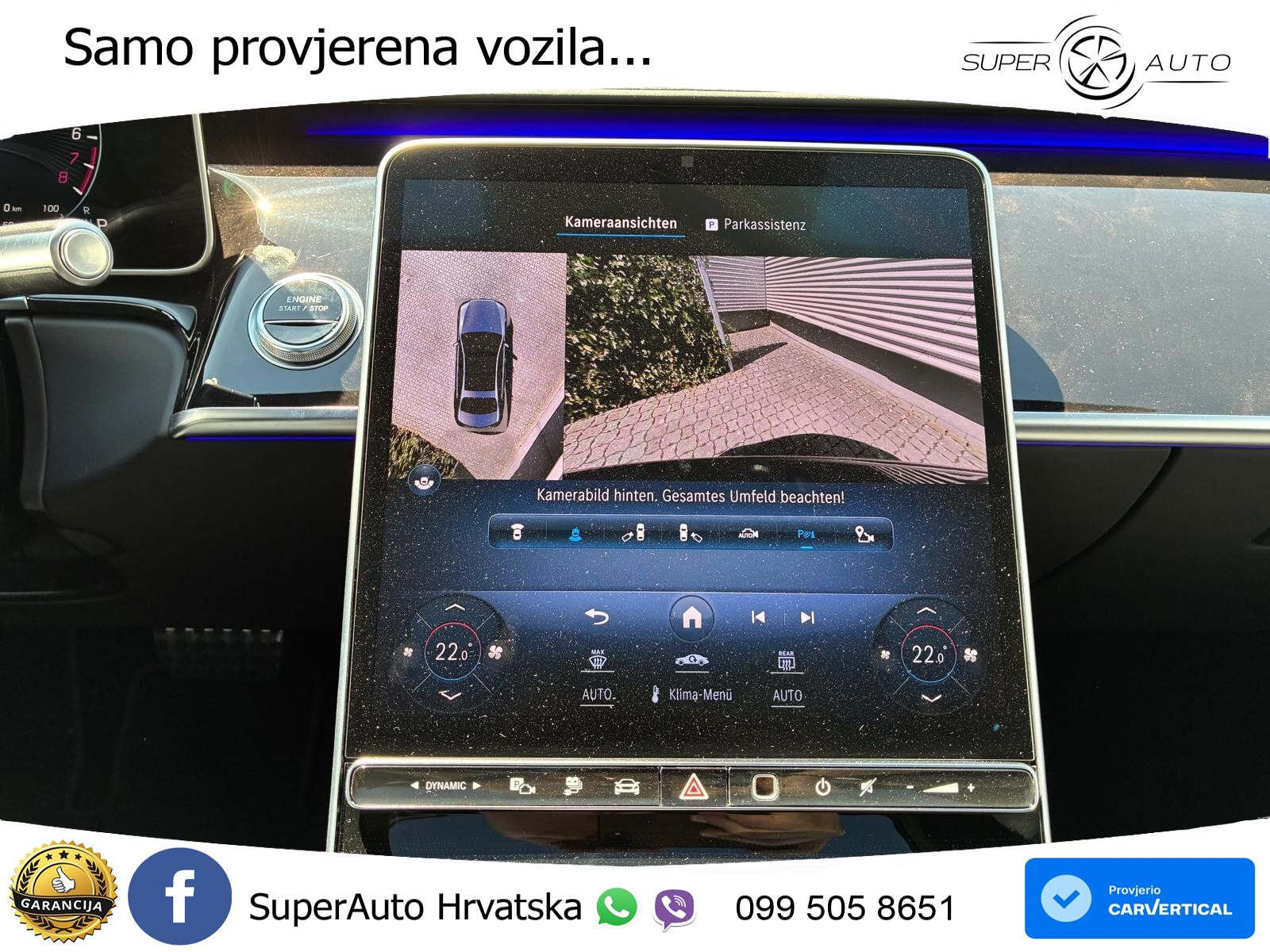 Mercedes S 450e (408 KS) 9G-TRONIC AMG ZRAČNI+ACC+4xGR SJED+KAM