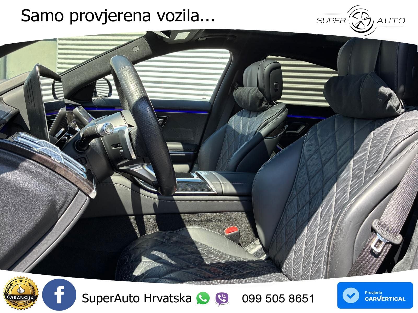 Mercedes S 450e (408 KS) 9G-TRONIC AMG ZRAČNI+ACC+4xGR SJED+KAM