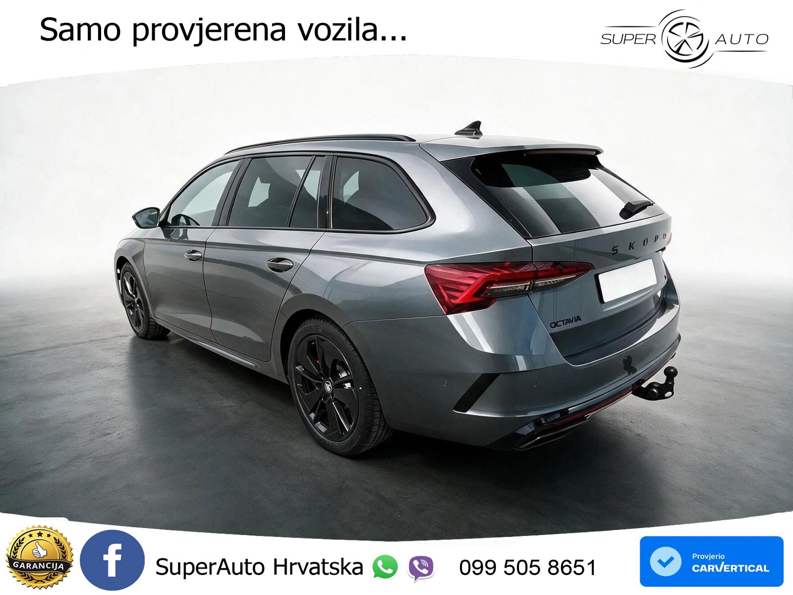 Škoda Octavia Combi RS 2.0 TSI (265 KS) DSG MATRIX+GR SJED+KAM