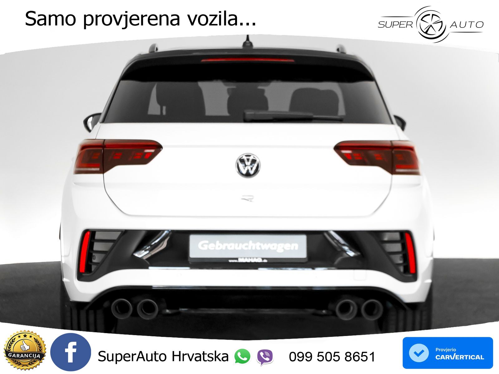 Volkswagen T-Roc R 2.0 TSI (300 KS) OPF 4M DSG LED+GR SJED+ACC
