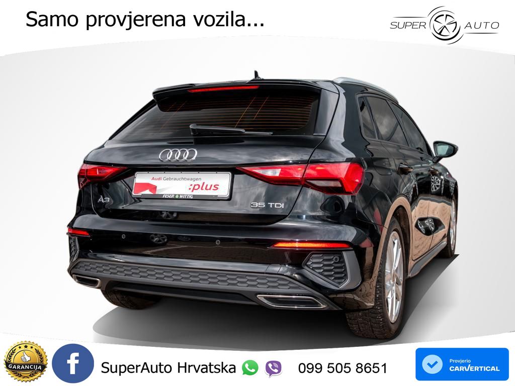 Audi A3 35 TDI (150 KS) S tronic S line
