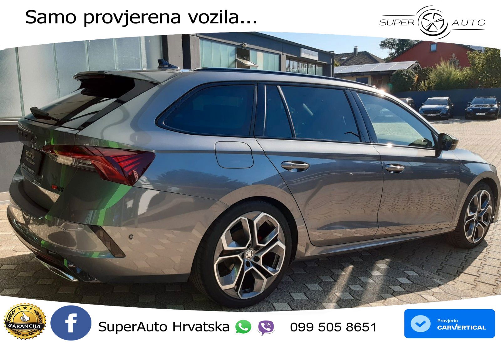 Škoda Octavia Combi RS 2.0 TDI (200 KS) DSG LED+GR SJED+ACC