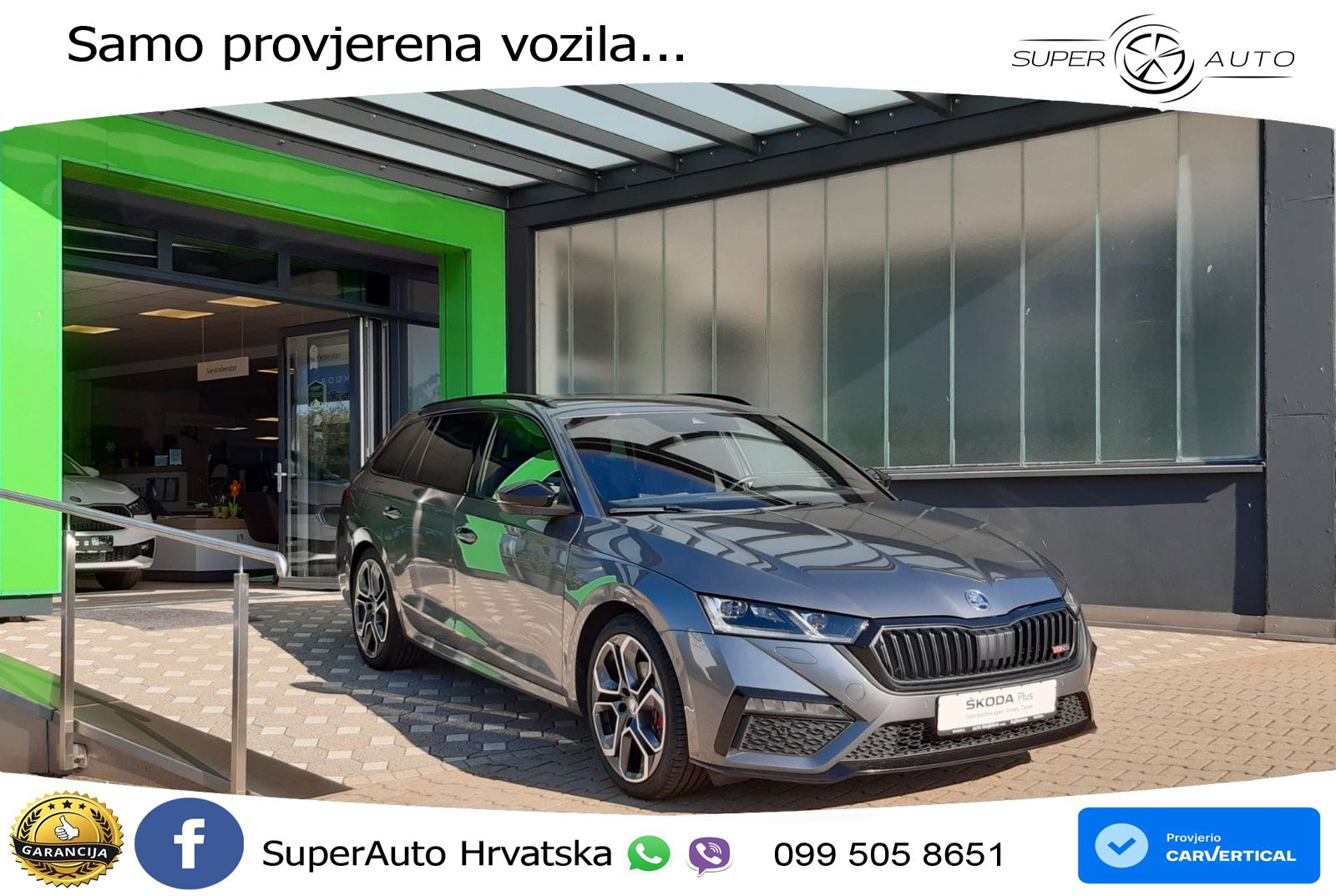 Škoda Octavia Combi RS 2.0 TDI (200 KS) DSG LED+GR SJED+ACC