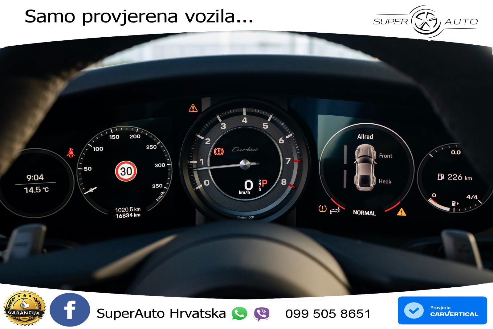 Porsche 911 Turbo 3.8 (580 KS) PDK LED+GR SJED+ACC