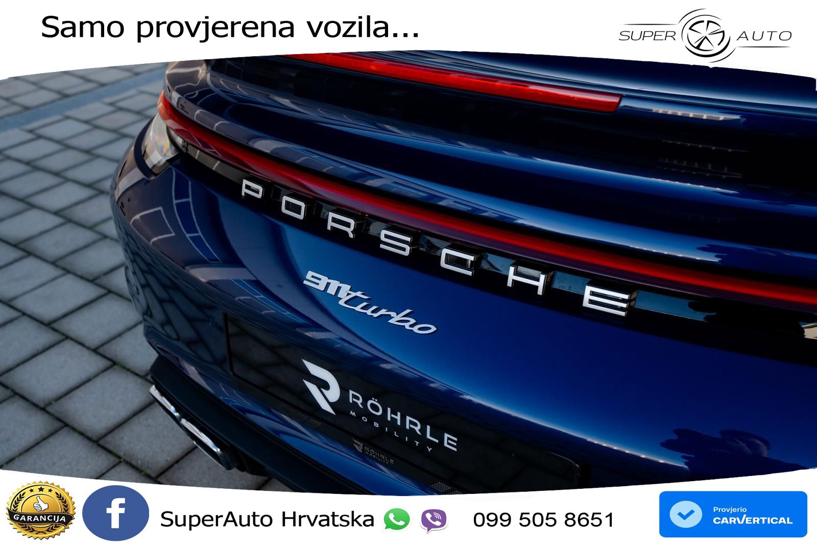 Porsche 911 Turbo 3.8 (580 KS) PDK LED+GR SJED+ACC
