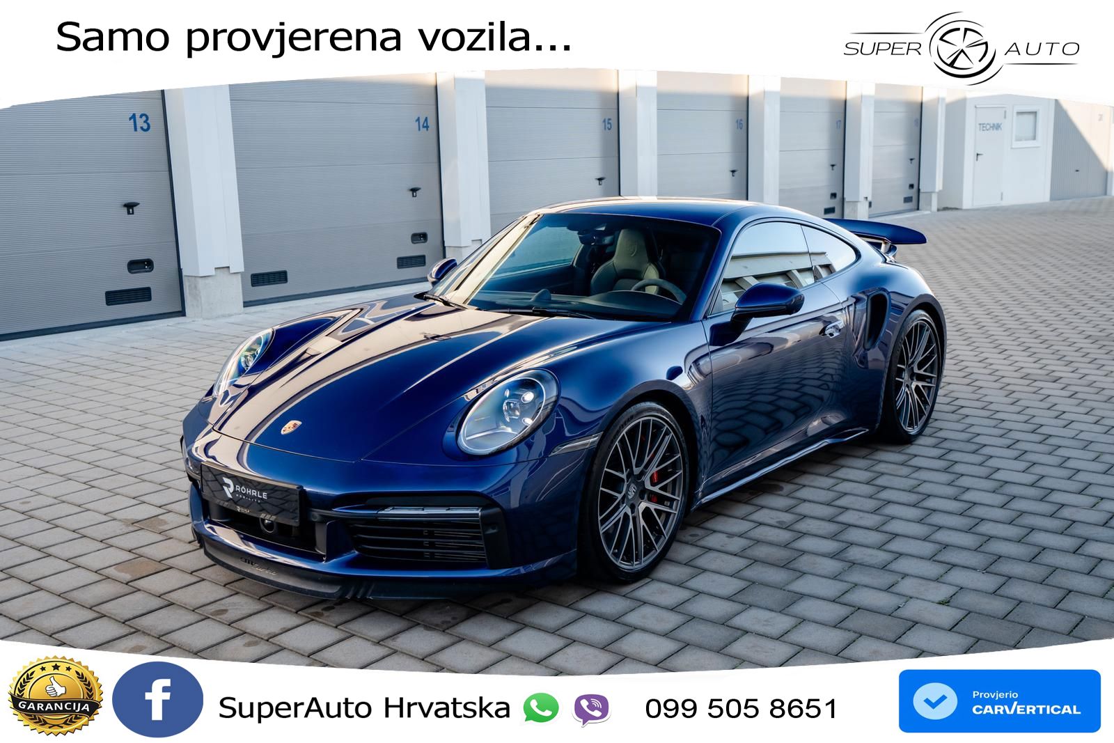 Porsche 911 Turbo 3.8 (580 KS) PDK LED+GR SJED+ACC