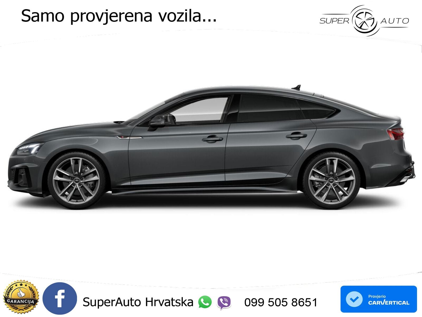 Audi A5 Sportback 45 TFSI (265 KS) quattro S tronic S line MATRIX+GR SJED+KAM