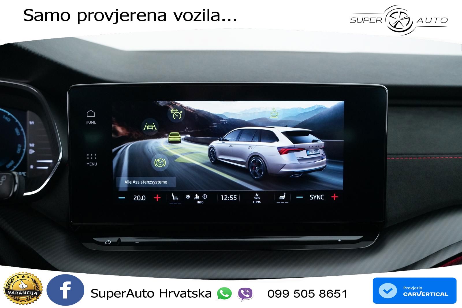 Škoda Octavia Combi RS 2.0 TSI (245 KS) DSG MATRIX+GR SJED+KAM