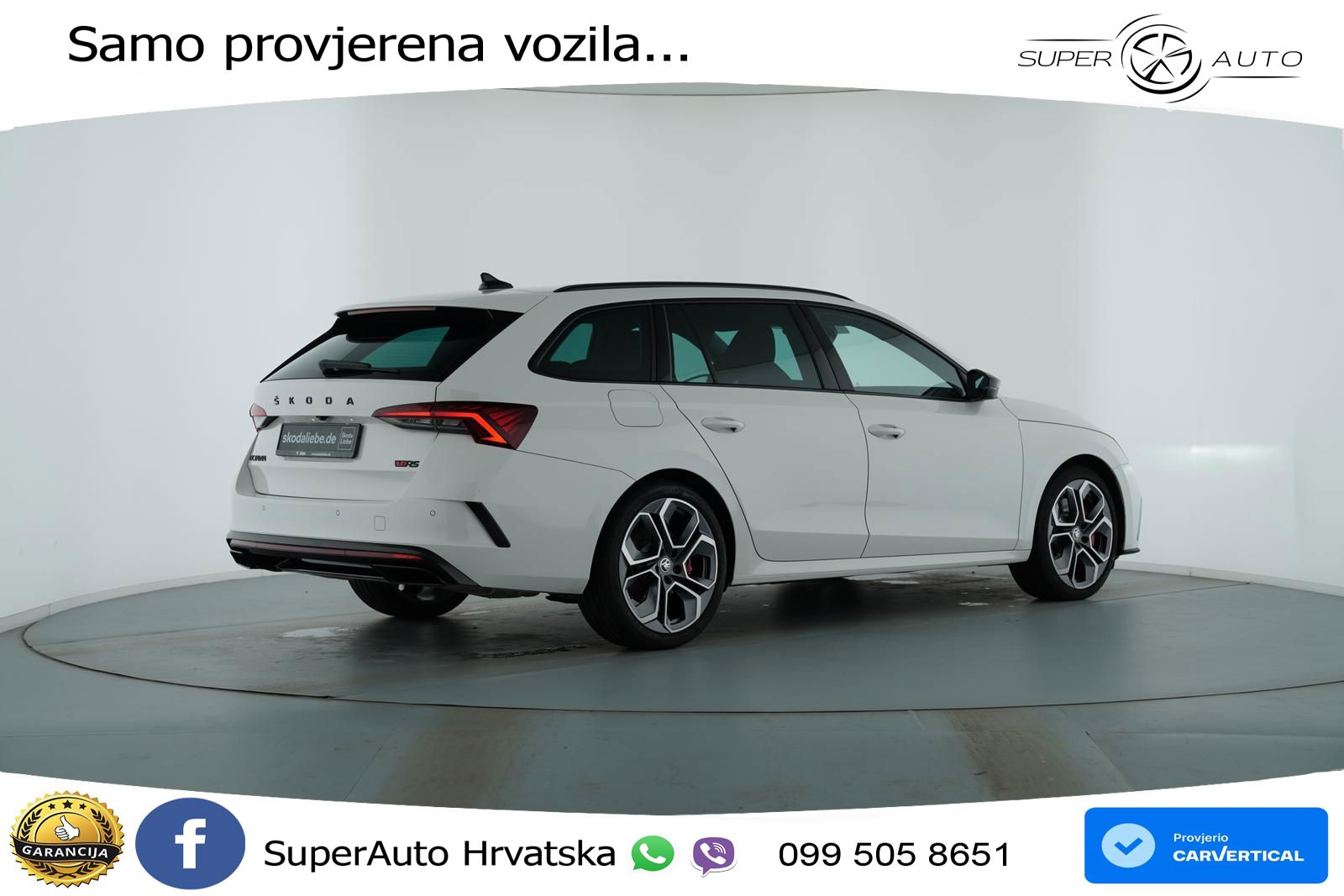 Škoda Octavia Combi RS 2.0 TSI (245 KS) DSG MATRIX+GR SJED+KAM