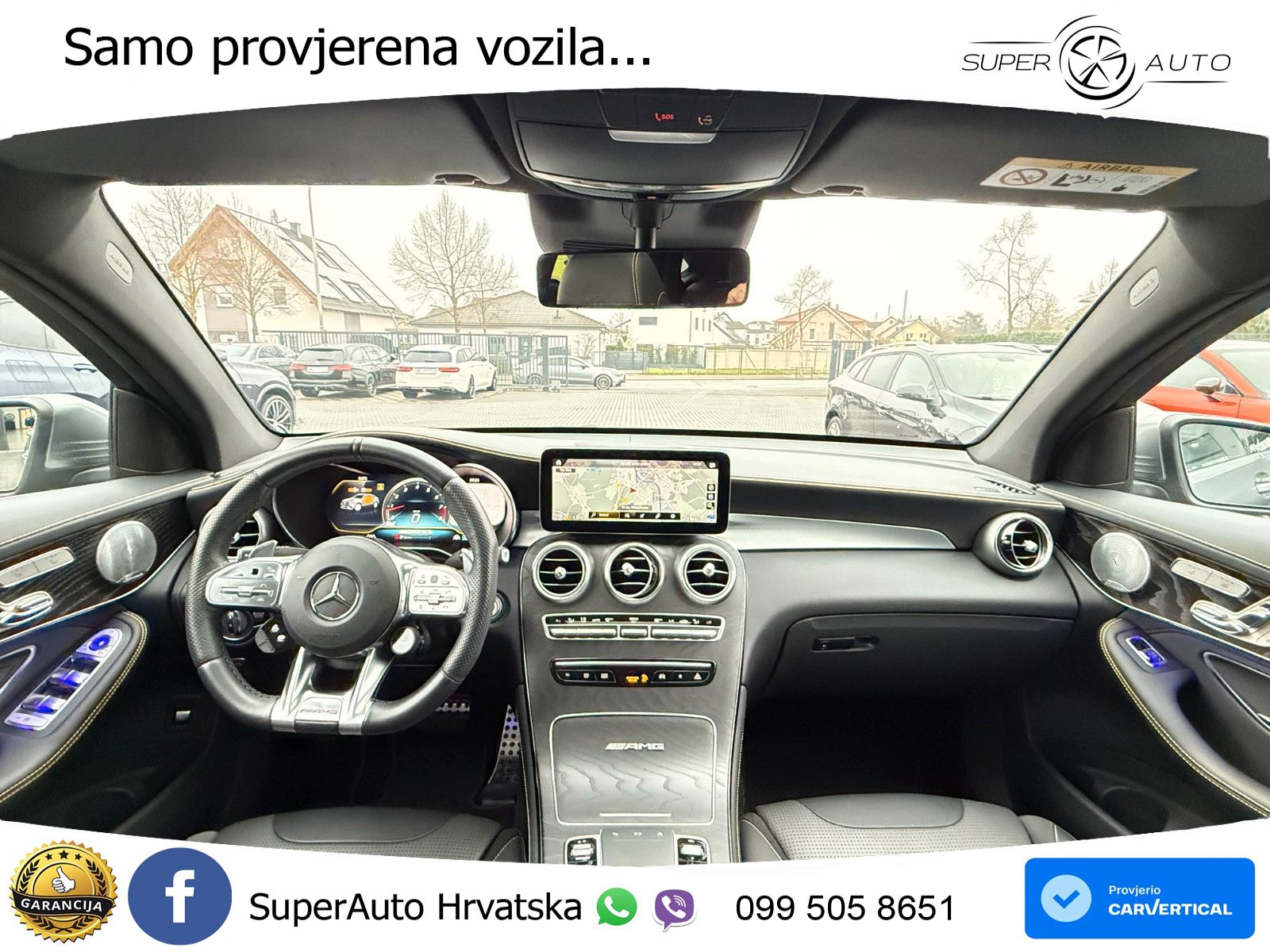 Mercedes GLC Coupe AMG 63 S (510 KS) 4MATIC+ MCT ZRAČNI+ACC+GR SJED+KAM+PANO