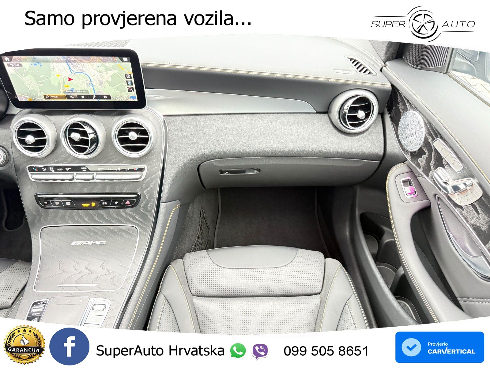 Mercedes GLC Coupe AMG 63 S (510 KS) 4MATIC+ MCT ZRAČNI+ACC+GR SJED+KAM+PANO