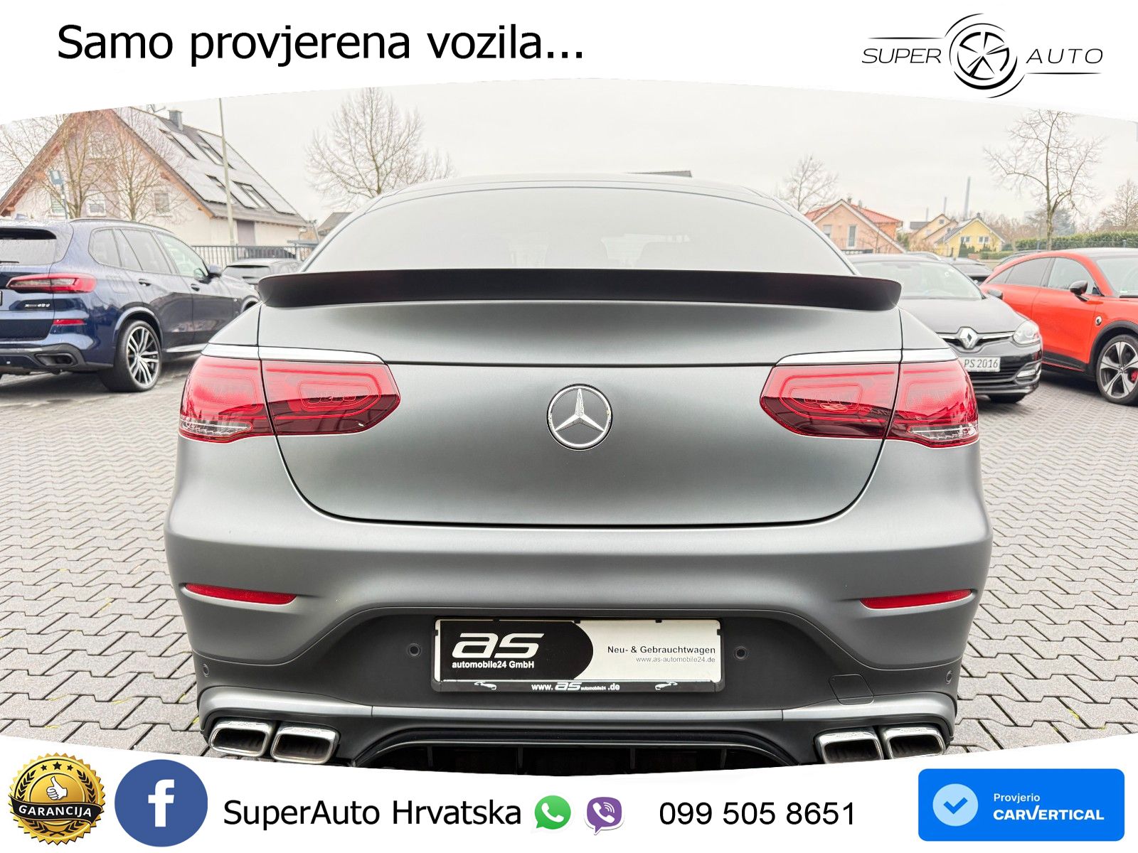 Mercedes GLC Coupe AMG 63 S (510 KS) 4MATIC+ MCT ZRAČNI+ACC+GR SJED+KAM+PANO