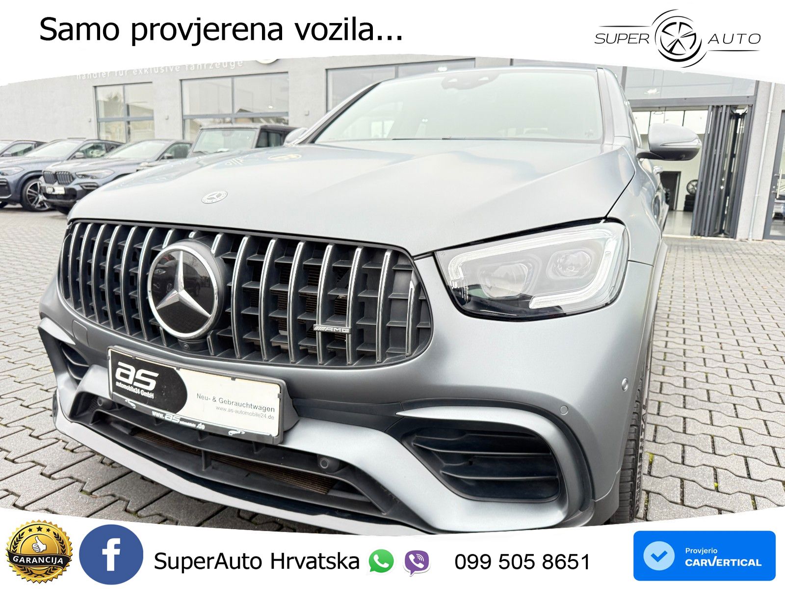 Mercedes GLC Coupe AMG 63 S (510 KS) 4MATIC+ MCT ZRAČNI+ACC+GR SJED+KAM+PANO