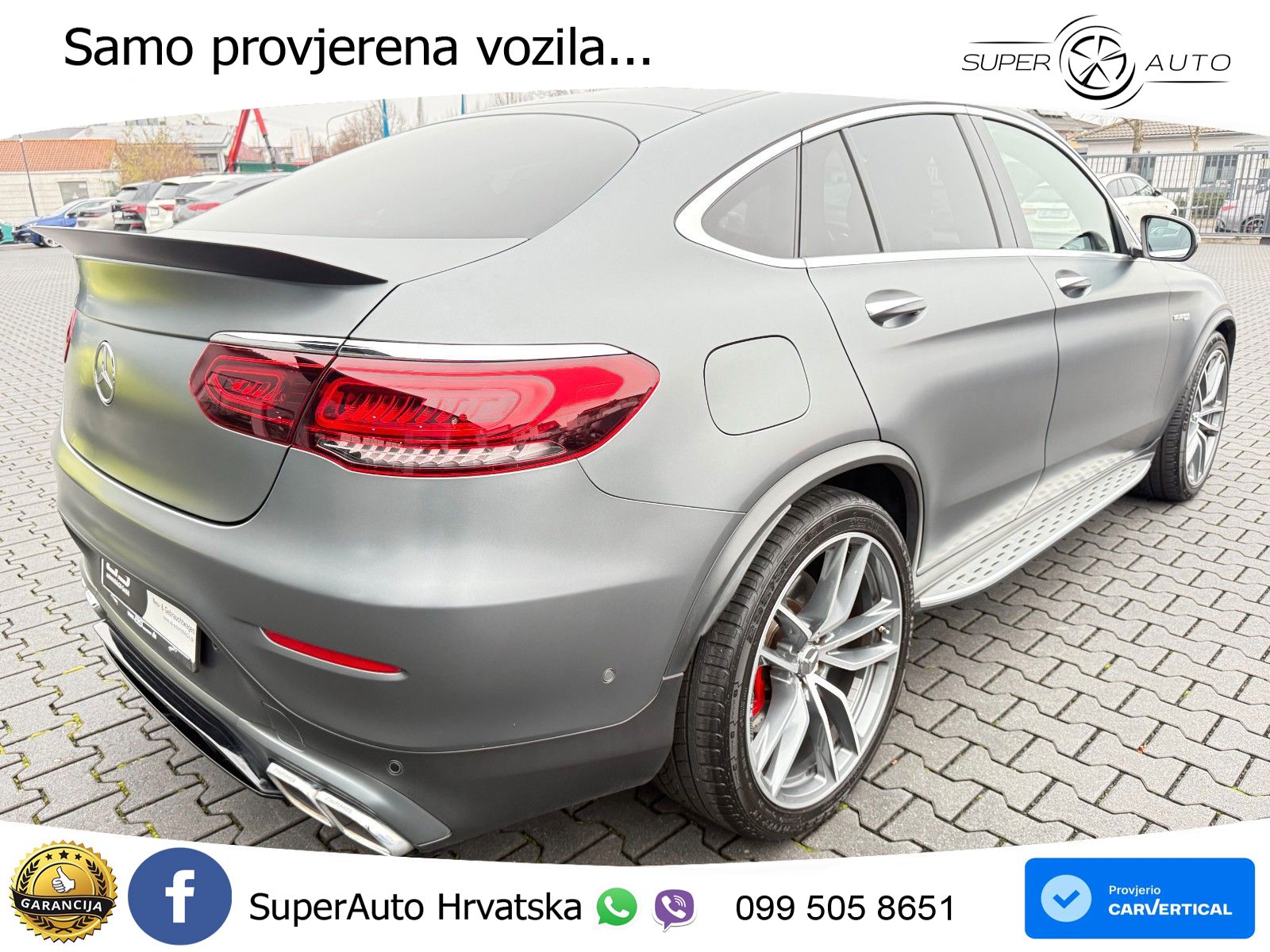 Mercedes GLC Coupe AMG 63 S (510 KS) 4MATIC+ MCT ZRAČNI+ACC+GR SJED+KAM+PANO