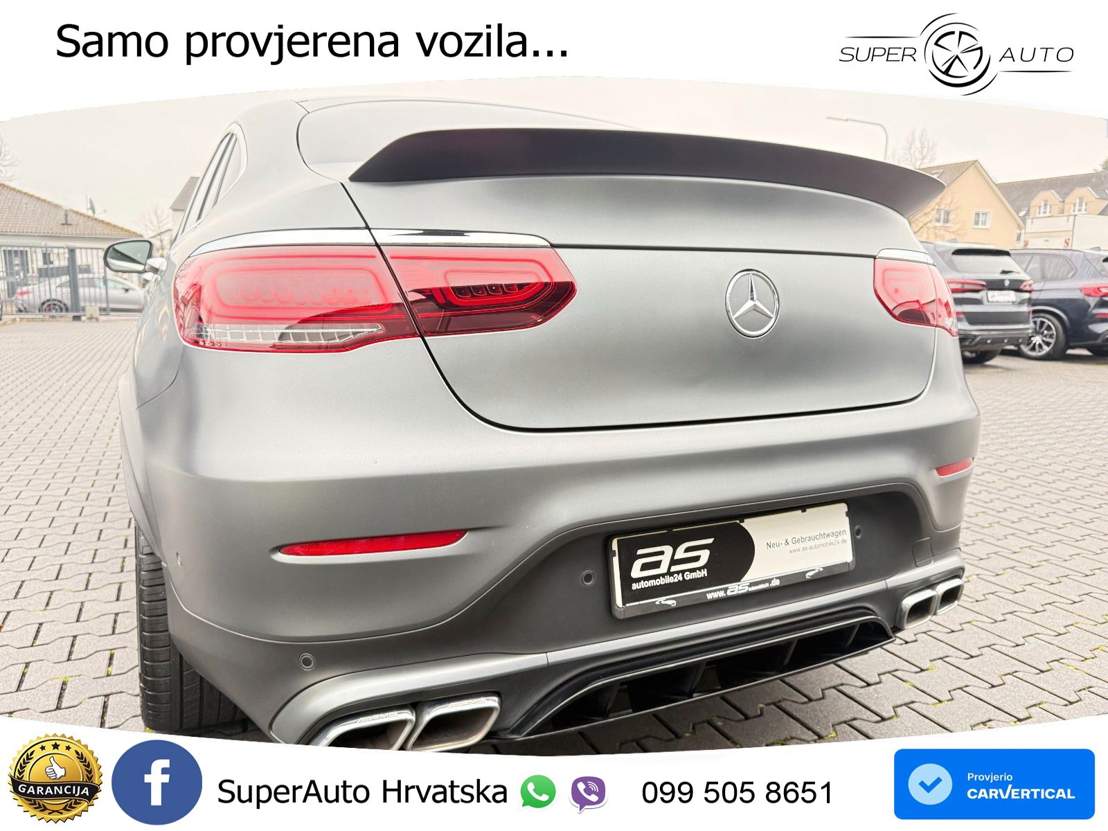 Mercedes GLC Coupe AMG 63 S (510 KS) 4MATIC+ MCT ZRAČNI+ACC+GR SJED+KAM+PANO