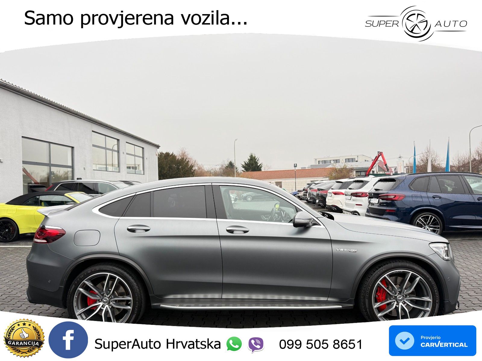 Mercedes GLC Coupe AMG 63 S (510 KS) 4MATIC+ MCT ZRAČNI+ACC+GR SJED+KAM+PANO