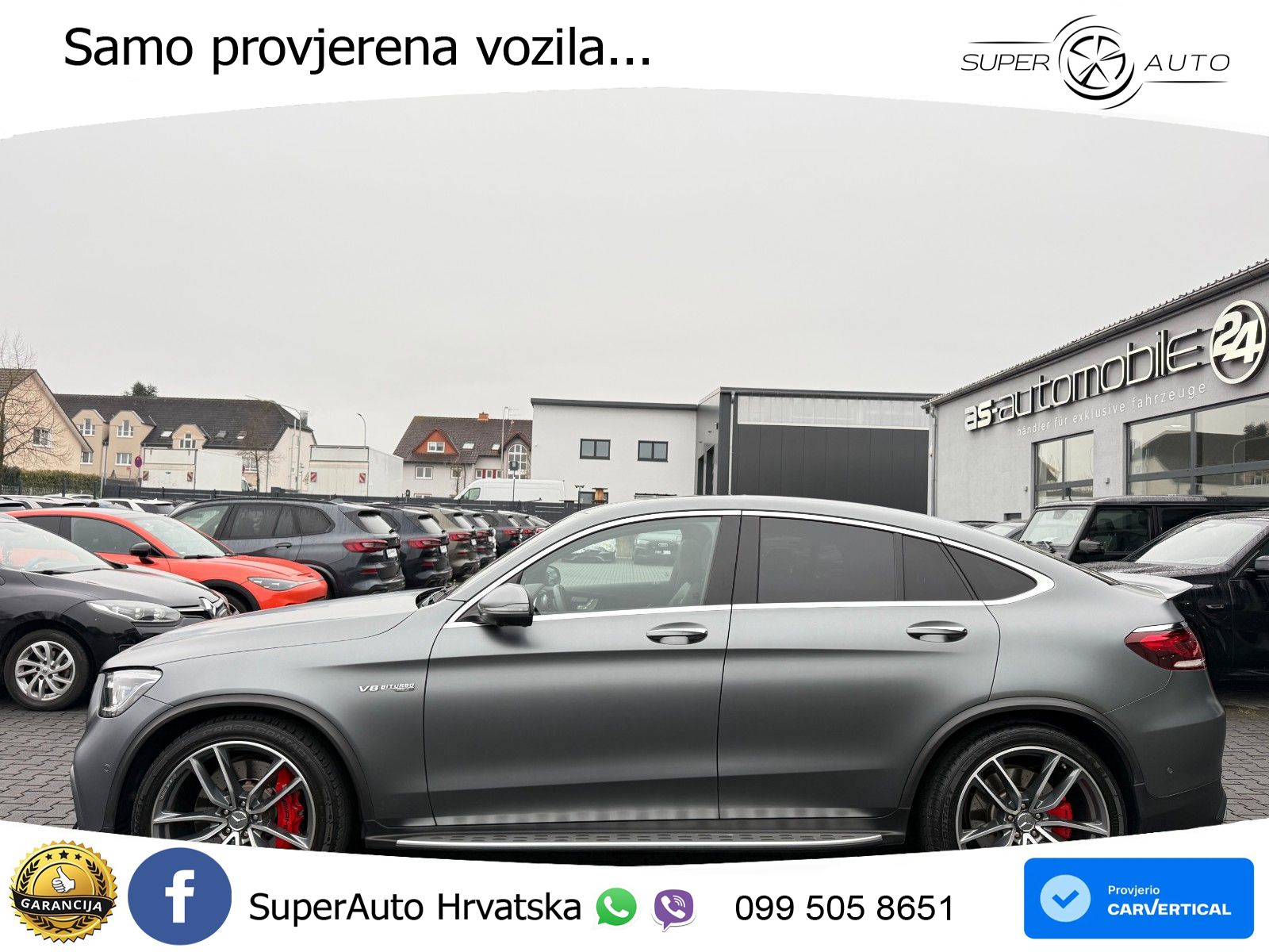 Mercedes GLC Coupe AMG 63 S (510 KS) 4MATIC+ MCT ZRAČNI+ACC+GR SJED+KAM+PANO