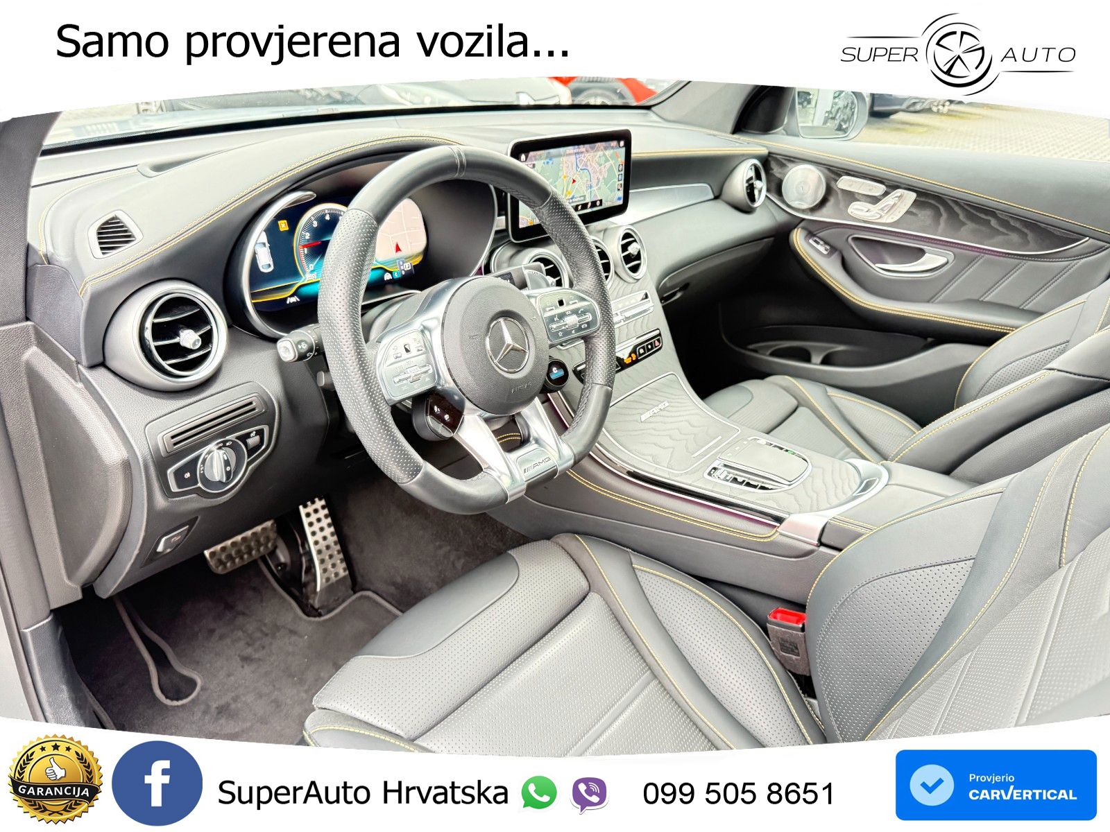 Mercedes GLC Coupe AMG 63 S (510 KS) 4MATIC+ MCT ZRAČNI+ACC+GR SJED+KAM+PANO