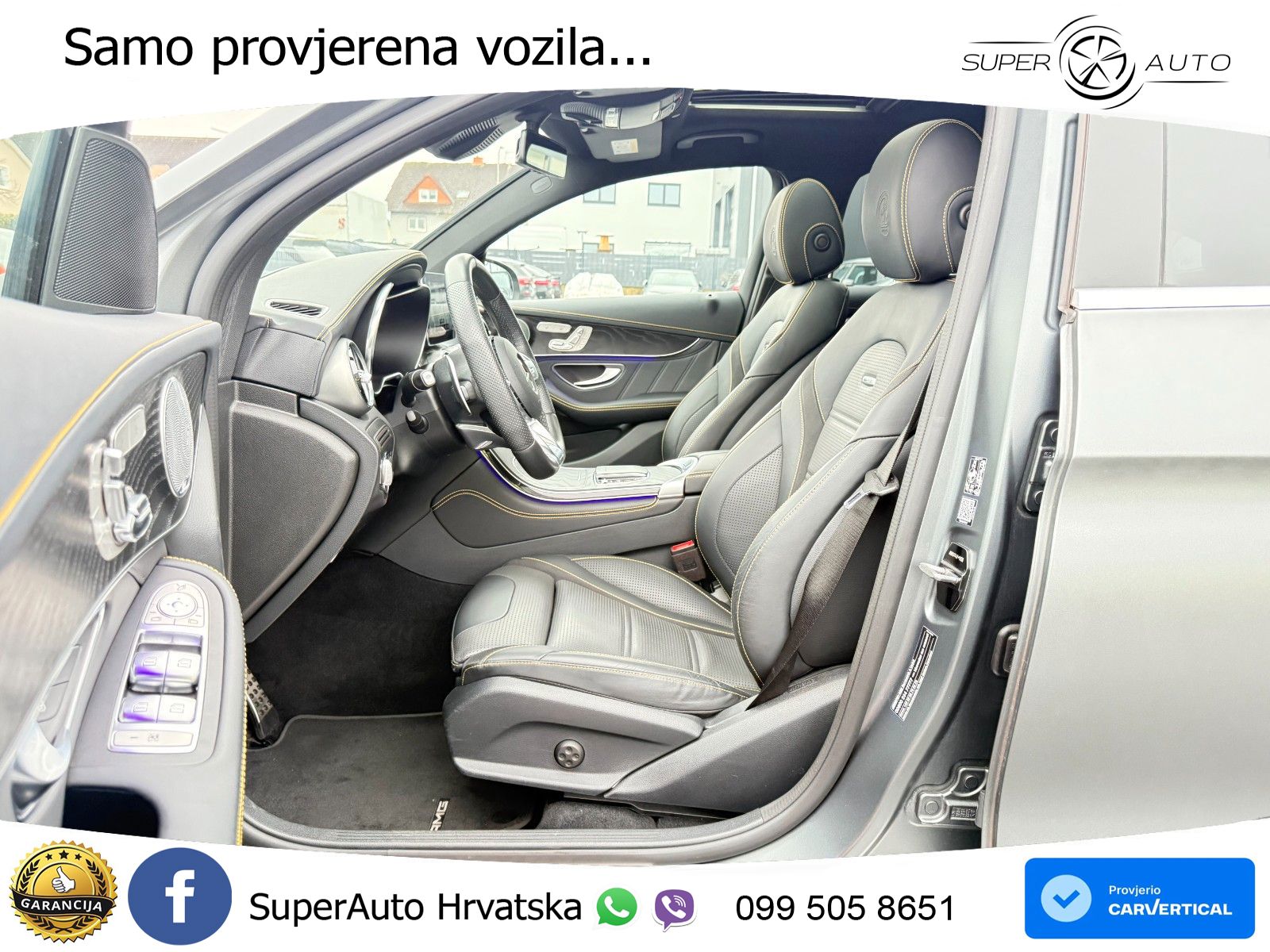 Mercedes GLC Coupe AMG 63 S (510 KS) 4MATIC+ MCT ZRAČNI+ACC+GR SJED+KAM+PANO