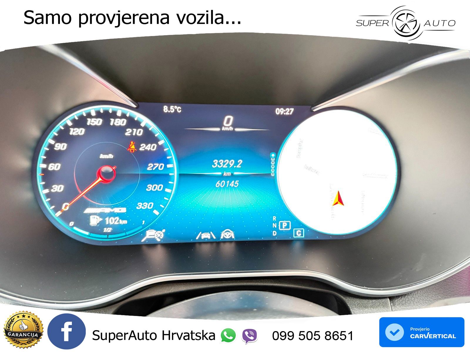 Mercedes GLC Coupe AMG 63 S (510 KS) 4MATIC+ MCT ZRAČNI+ACC+GR SJED+KAM+PANO