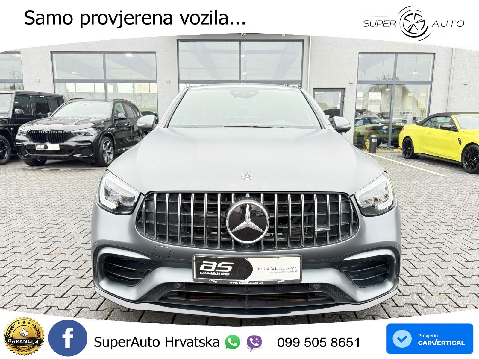 Mercedes GLC Coupe AMG 63 S (510 KS) 4MATIC+ MCT ZRAČNI+ACC+GR SJED+KAM+PANO