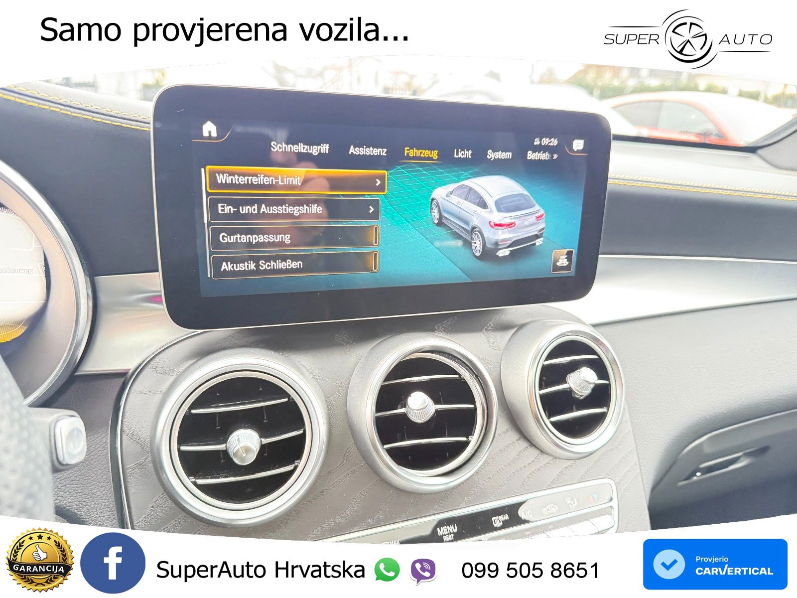 Mercedes GLC Coupe AMG 63 S (510 KS) 4MATIC+ MCT ZRAČNI+ACC+GR SJED+KAM+PANO