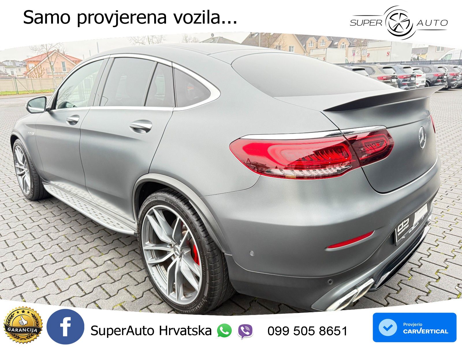 Mercedes GLC Coupe AMG 63 S (510 KS) 4MATIC+ MCT ZRAČNI+ACC+GR SJED+KAM+PANO