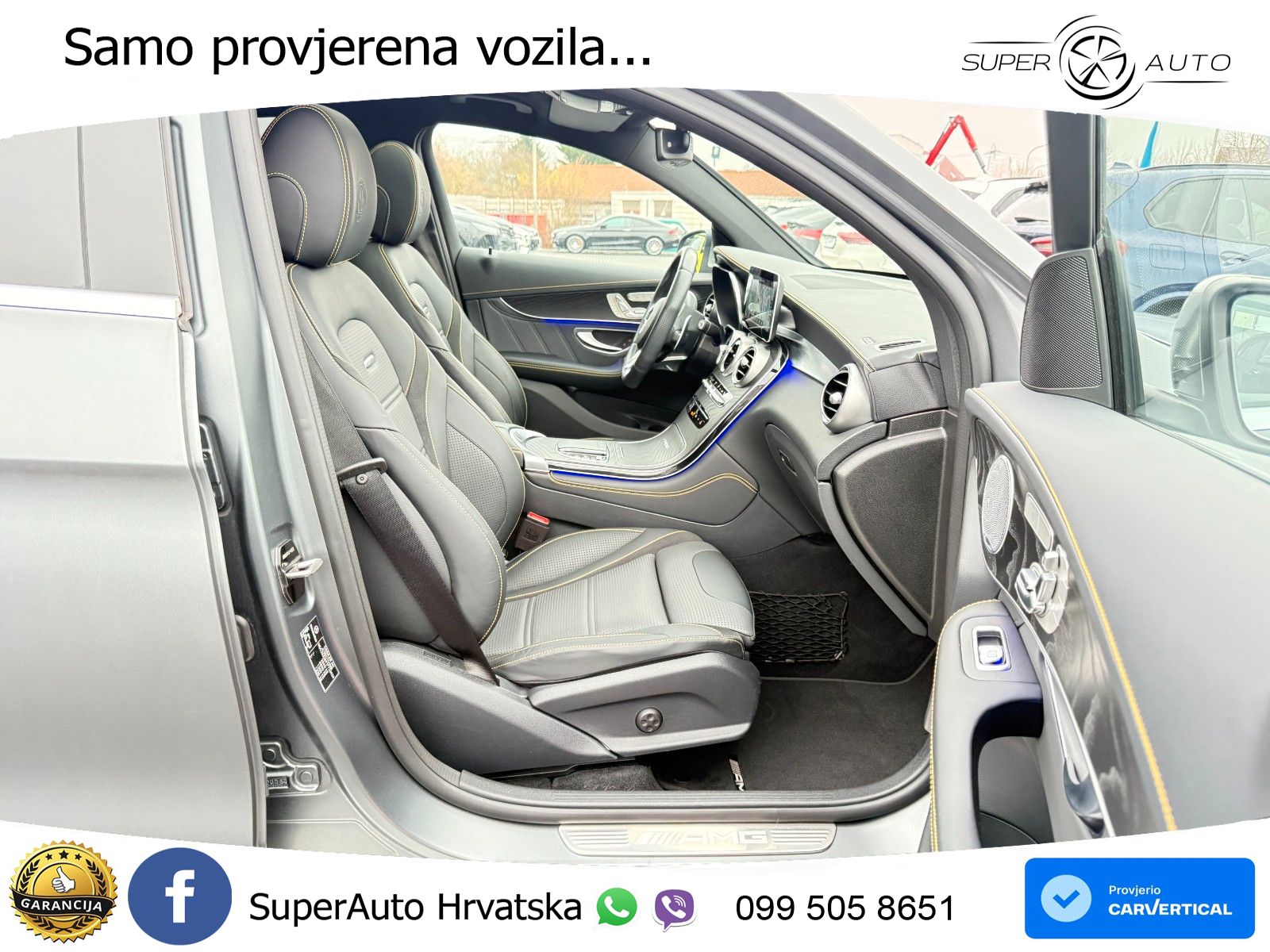 Mercedes GLC Coupe AMG 63 S (510 KS) 4MATIC+ MCT ZRAČNI+ACC+GR SJED+KAM+PANO