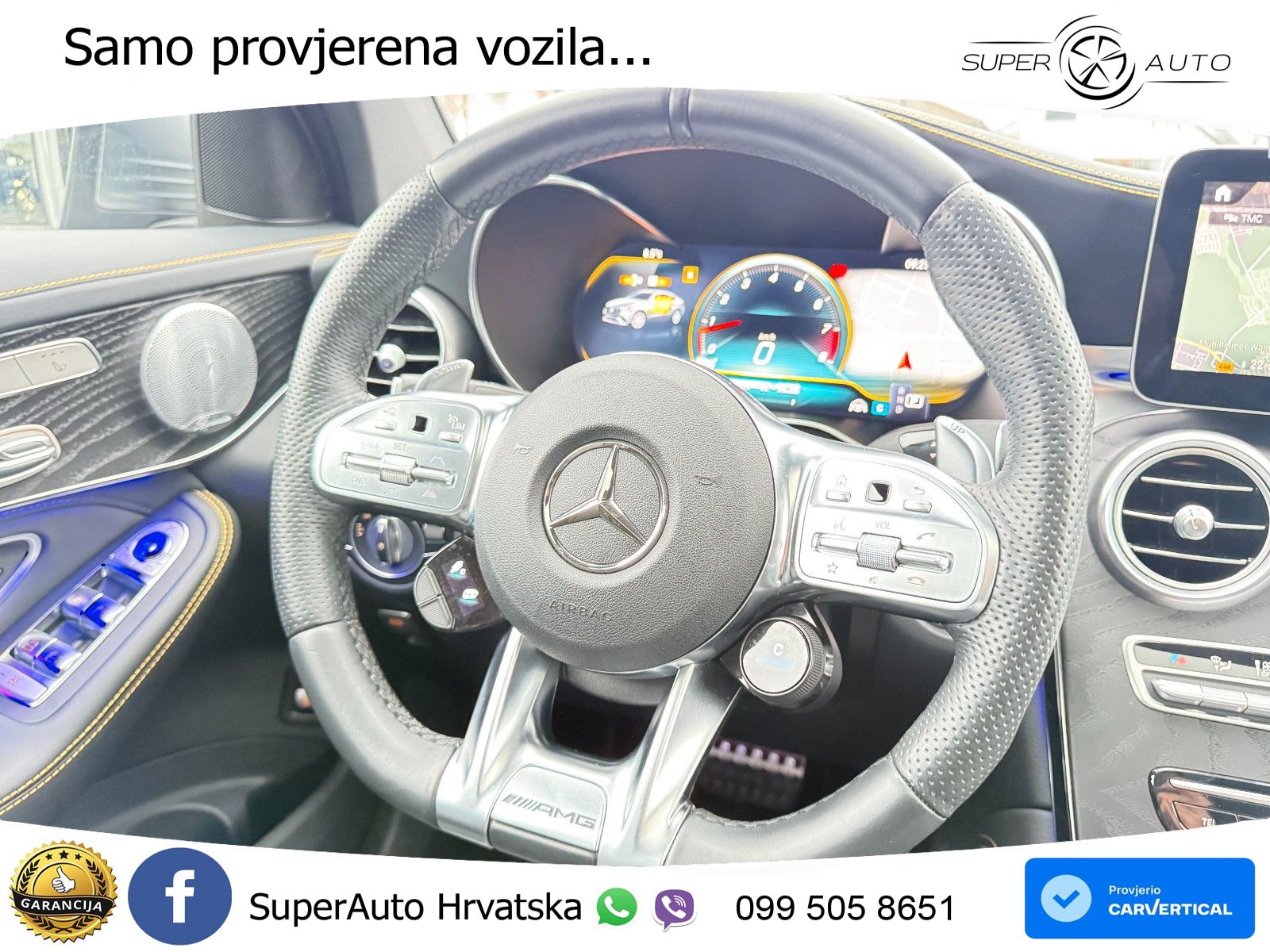 Mercedes GLC Coupe AMG 63 S (510 KS) 4MATIC+ MCT ZRAČNI+ACC+GR SJED+KAM+PANO
