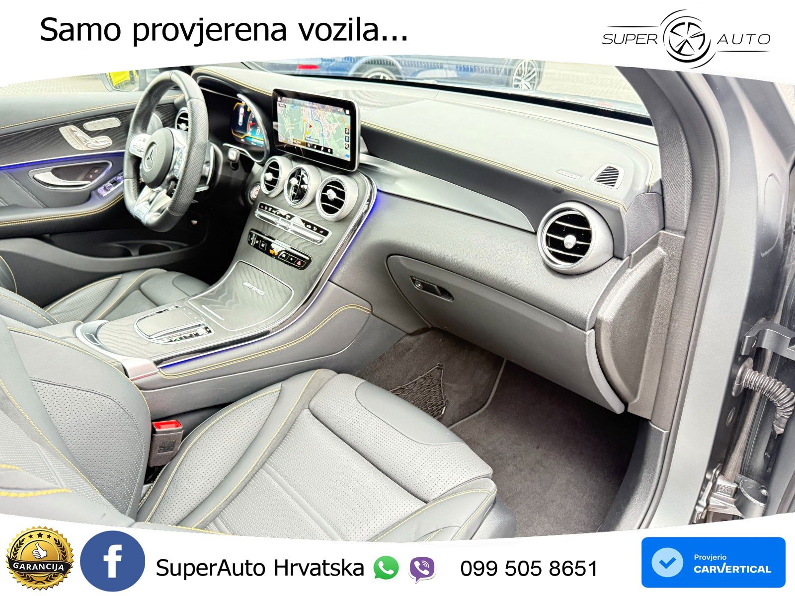 Mercedes GLC Coupe AMG 63 S (510 KS) 4MATIC+ MCT ZRAČNI+ACC+GR SJED+KAM+PANO
