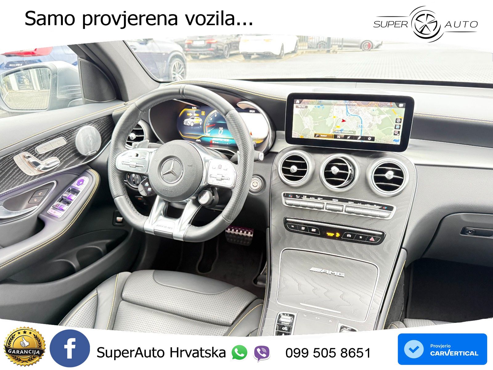 Mercedes GLC Coupe AMG 63 S (510 KS) 4MATIC+ MCT ZRAČNI+ACC+GR SJED+KAM+PANO